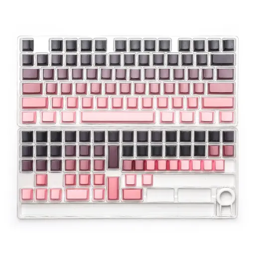 [YZ-N300] YUNZII Gradient Black Pink Keycap Set